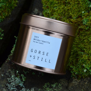 Copper Spey Candle Whisky + Vanilla