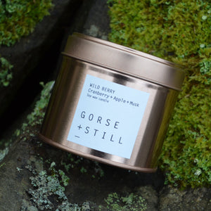Copper Cranberry Candle Wild Berry